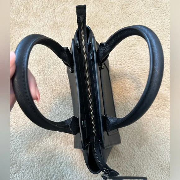 Rebecca Minkoff Micro Avery Tote Bag Black NWOT - Picture 7 of 13